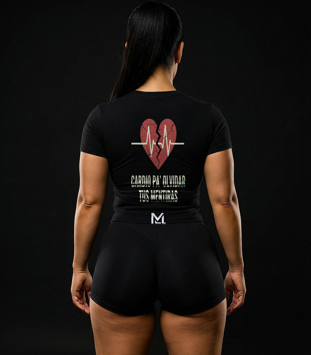 Heavyweight T-Shirt - Cardio Pa' Olvidar Tus Mentiras