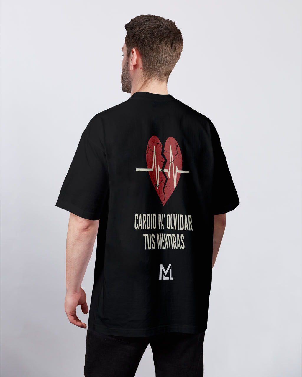 Oversized Heavyweight T-Shirt – Cardio Pa' Olvidar Tus Mentiras