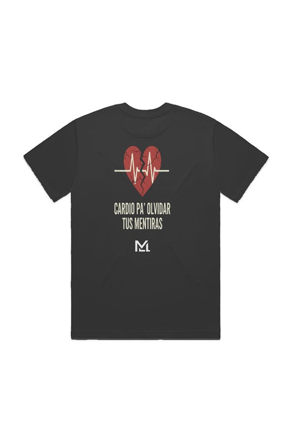Oversized Heavyweight T-Shirt – Cardio Pa' Olvidar Tus Mentiras
