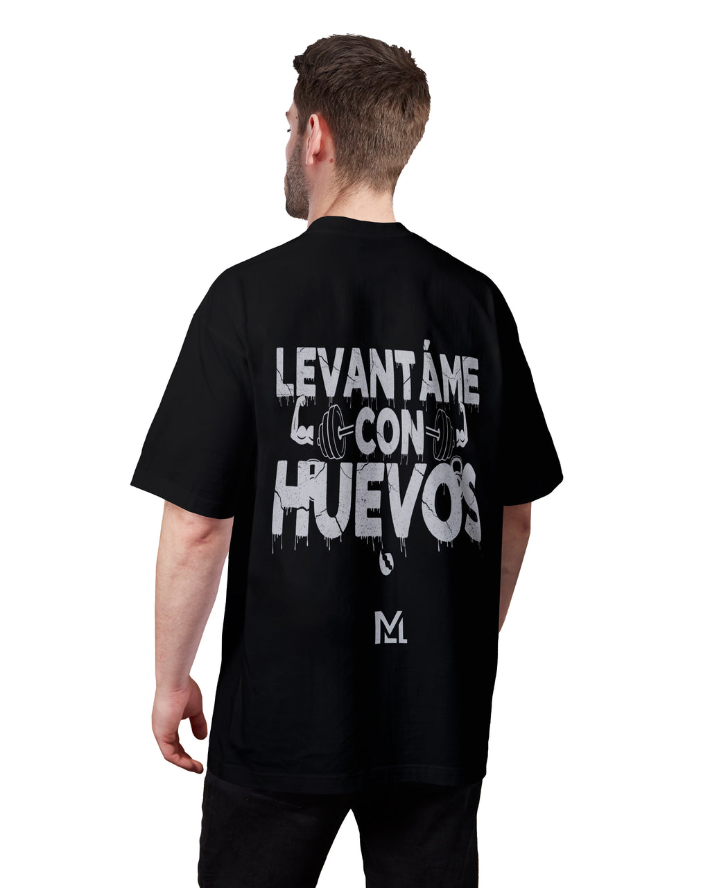 Oversized Heavyweight T-Shirt – LEVANTAME CON HUEVOS