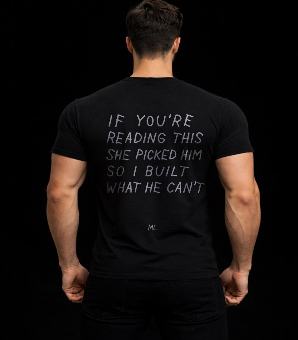 Heavyweight T-Shirt - If You're Reading [Built What He Can't]