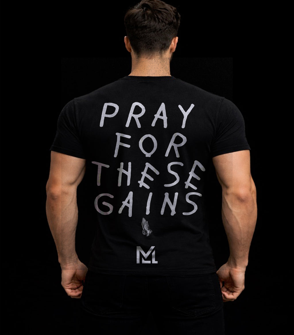 Heavyweight T-Shirt - Pray For These Gains