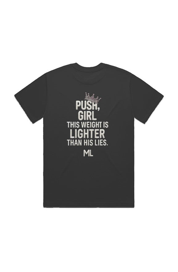 Oversized Heavyweight T-Shirt - Push Girl