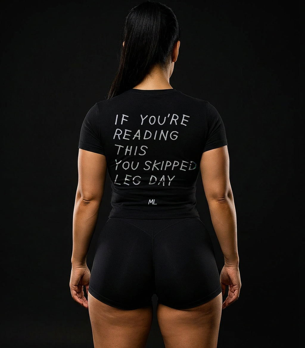 Heavyweight T-Shirt - If You're Reading_Skipped Leg Day