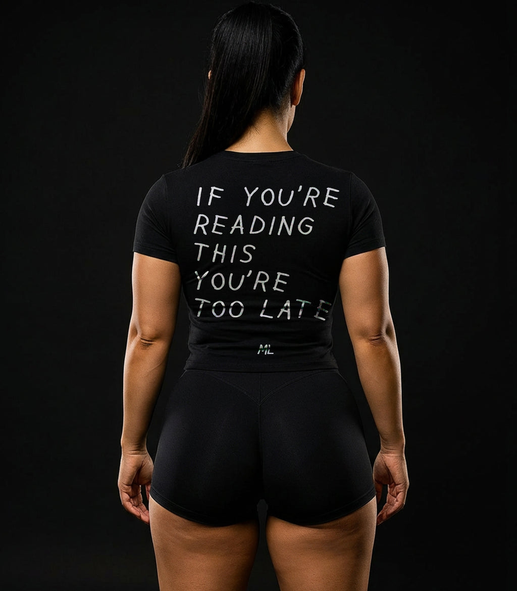 Heavyweight T-Shirt - If You'Re Reading - Too Late
